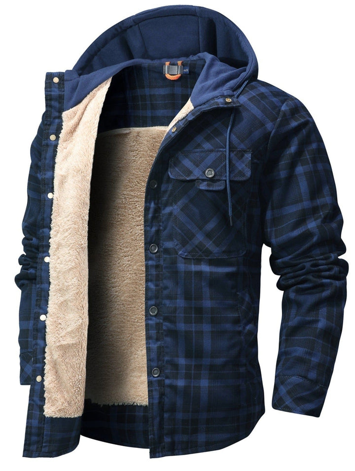 Haiden | Hooded Flannel Jacket - Ciara & Fiona