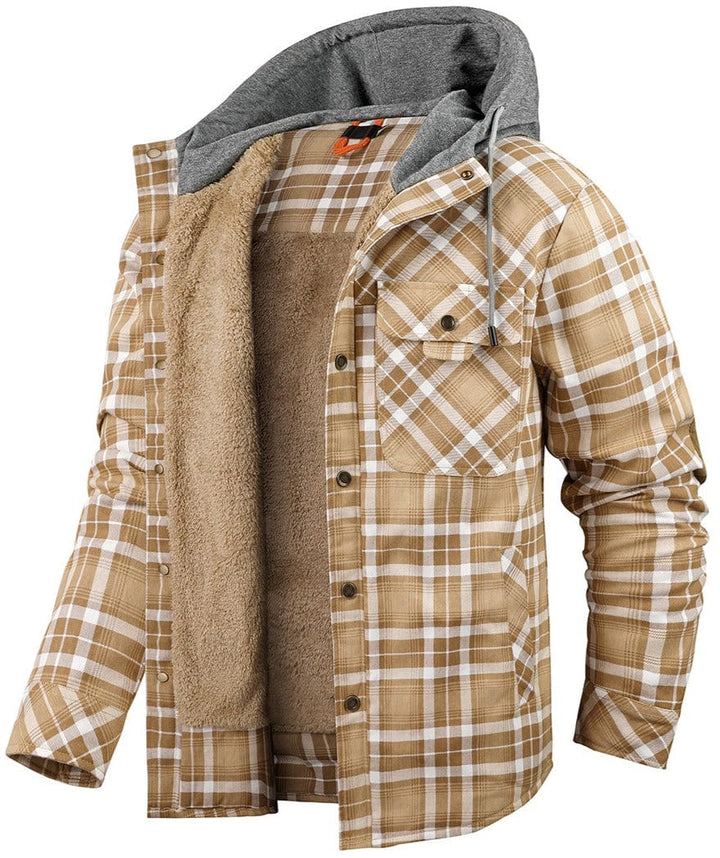 Haiden | Hooded Flannel Jacket - Ciara & Fiona