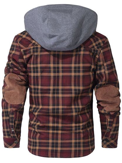 Haiden | Hooded Flannel Jacket - Ciara & Fiona