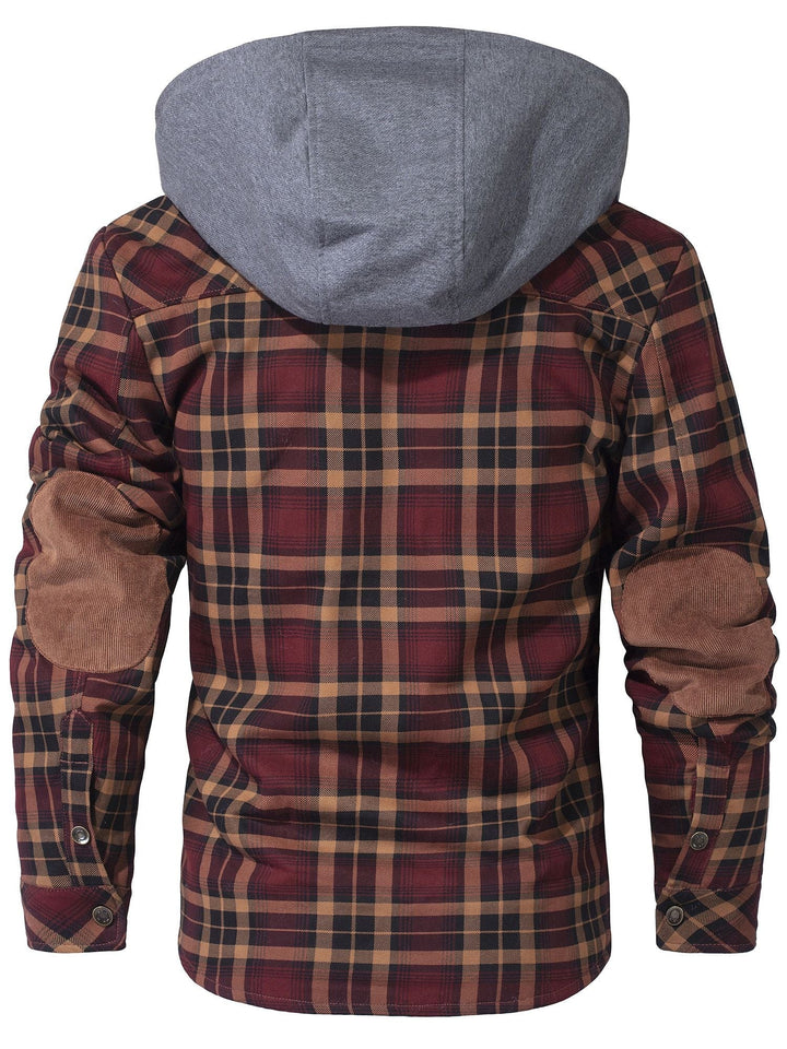 Haiden | Hooded Flannel Jacket - Ciara & Fiona