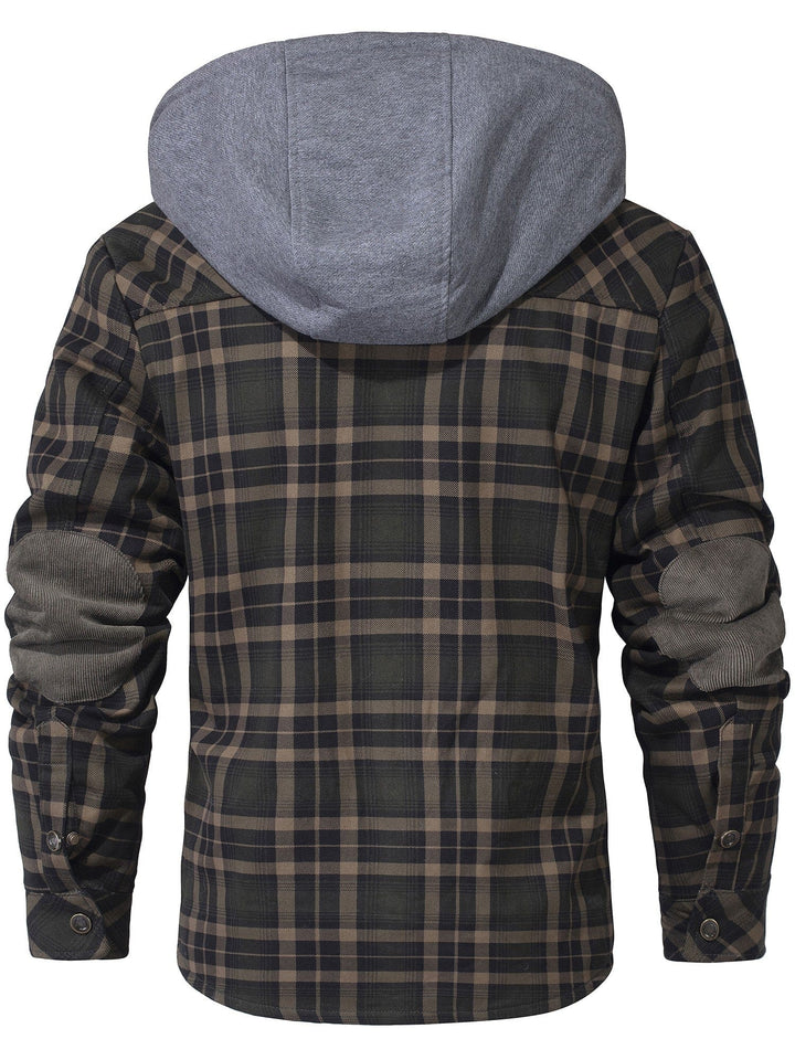 Haiden | Hooded Flannel Jacket - Ciara & Fiona