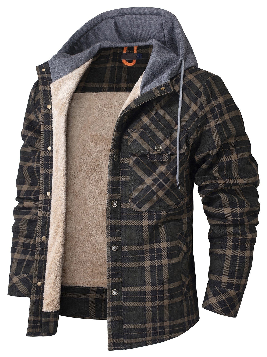 Haiden | Hooded Flannel Jacket - Ciara & Fiona