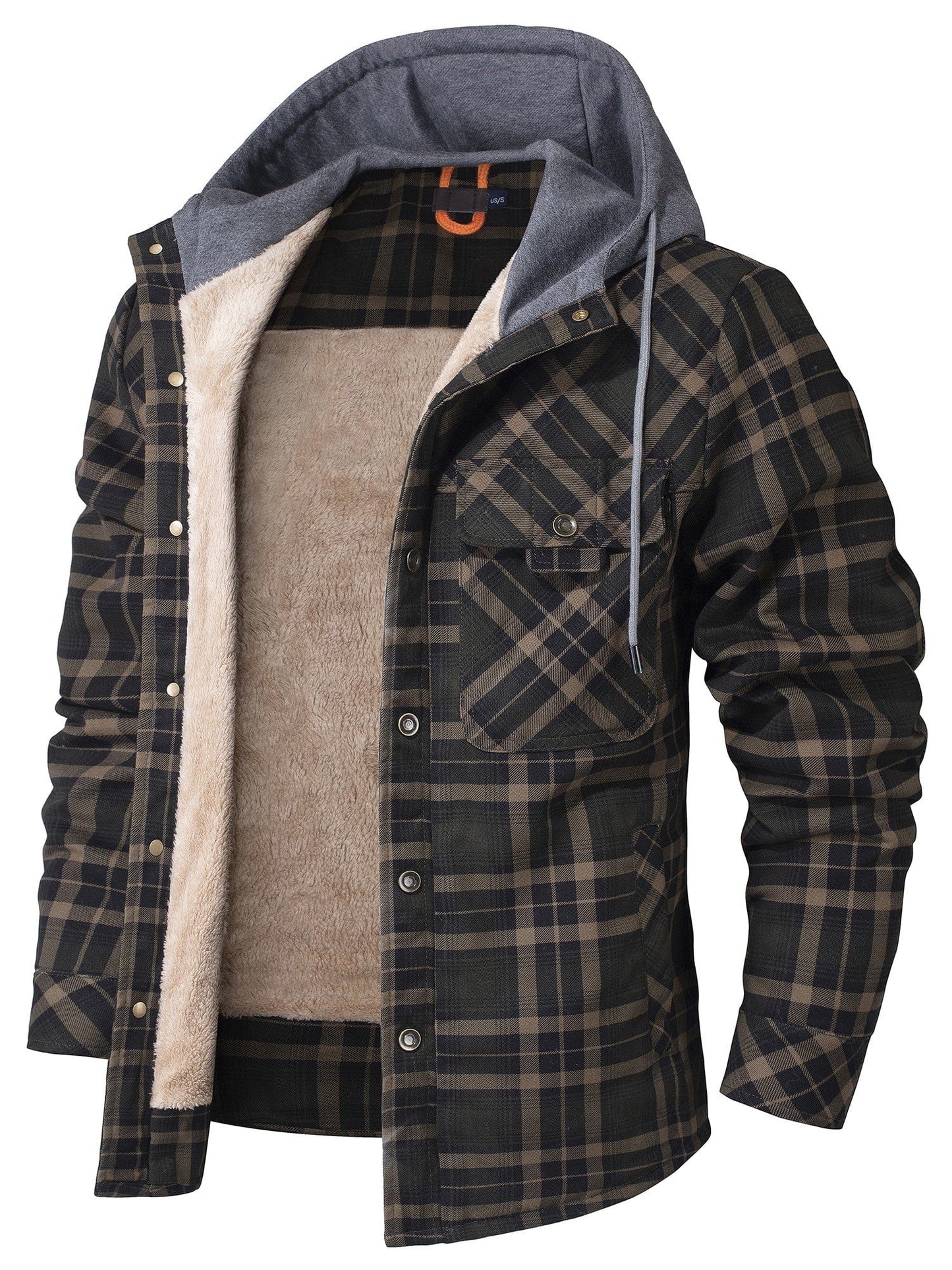 Haiden | Hooded Flannel Jacket - Ciara & Fiona
