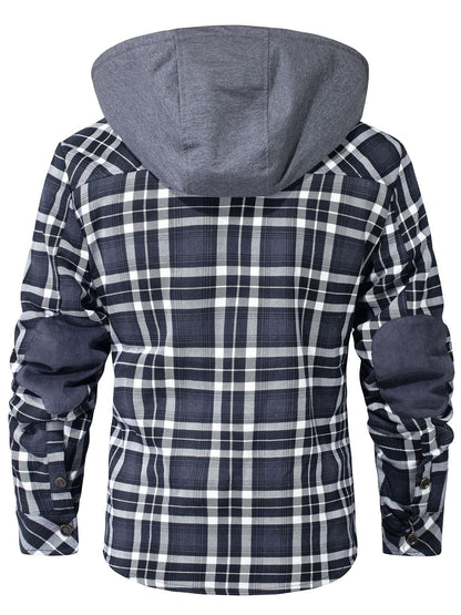 Haiden | Hooded Flannel Jacket - Ciara & Fiona