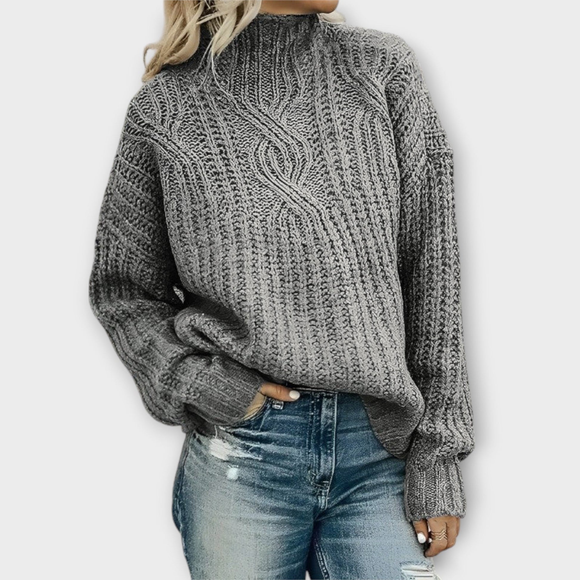 Harper - Cozy Knit Sweater - Ciara & Fiona