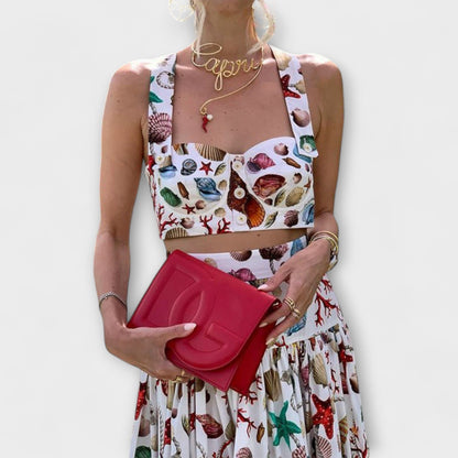 Heather - Stylish Two - Piece Skirt Set - Luna Hampton