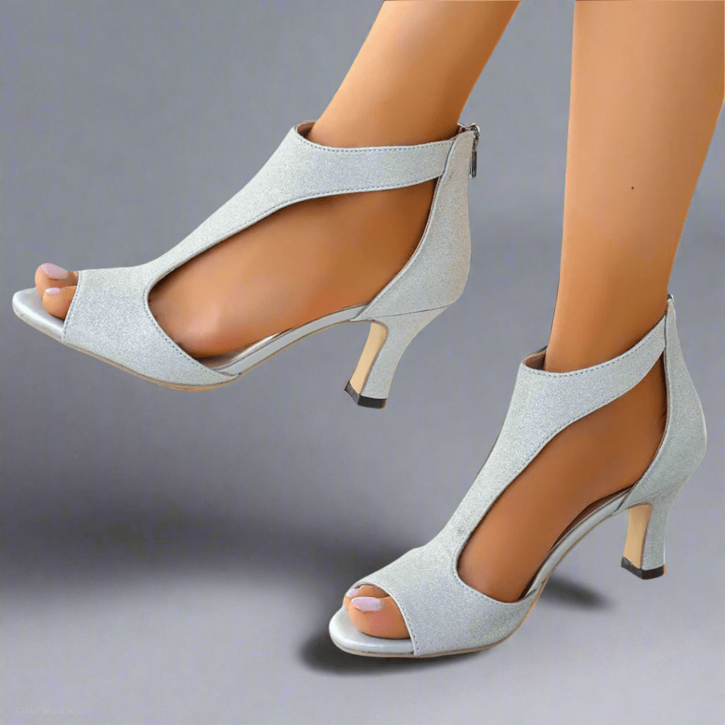 Heidrun | Elegant and Comfortable Heeled Sandals - Ciara & Fiona