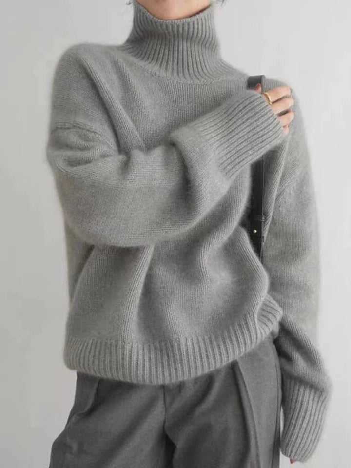 Isabella - High Collar Sweater - Ciara & Fiona