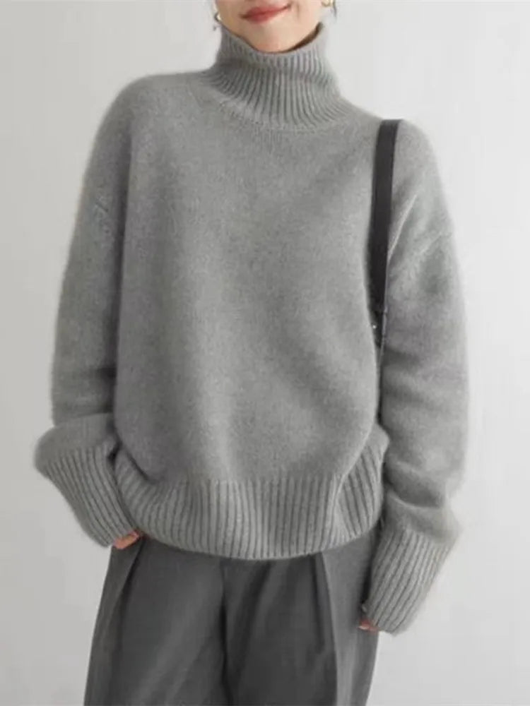 Isabella - High Collar Sweater - Ciara & Fiona