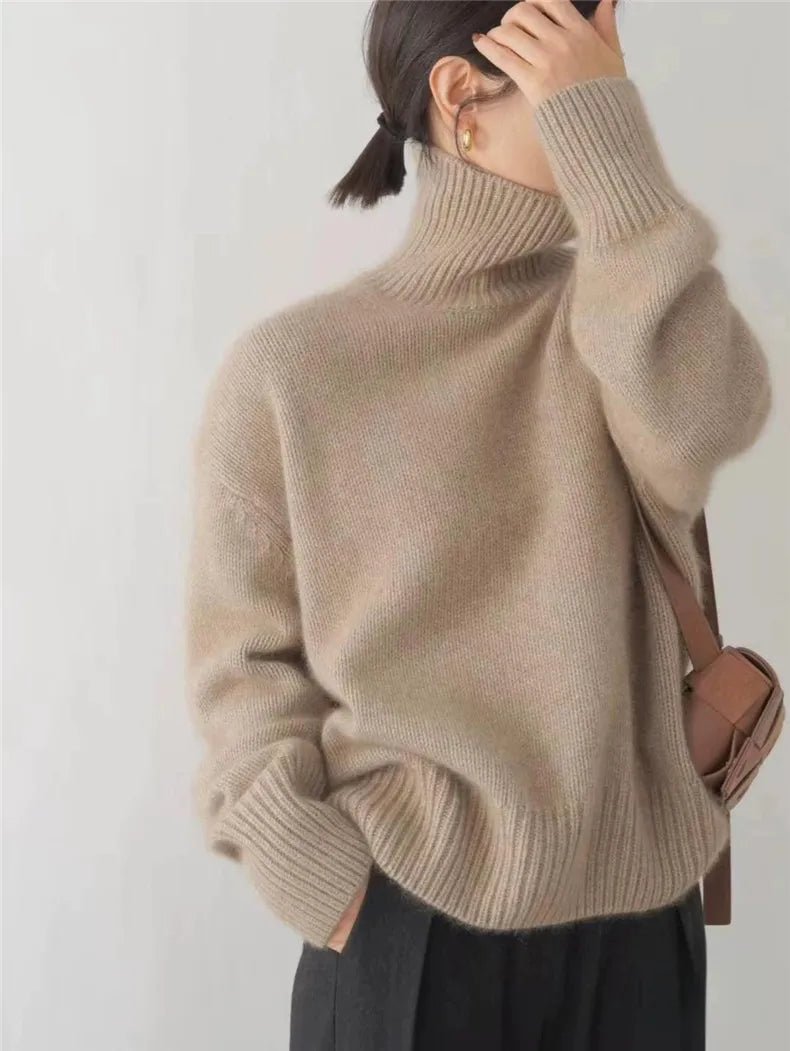 Isabella - High Collar Sweater - Ciara & Fiona