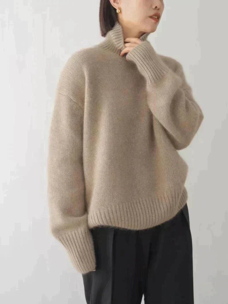 Isabella - High Collar Sweater - Ciara & Fiona
