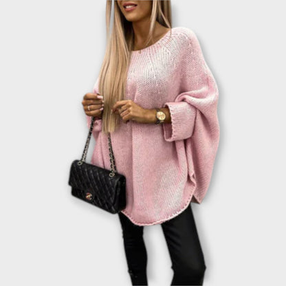 Isabelle - Chic Women's Round Neck Sweater - Ciara & Fiona