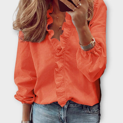 Isadora | Elegant Summer Blouse - Luna Hampton