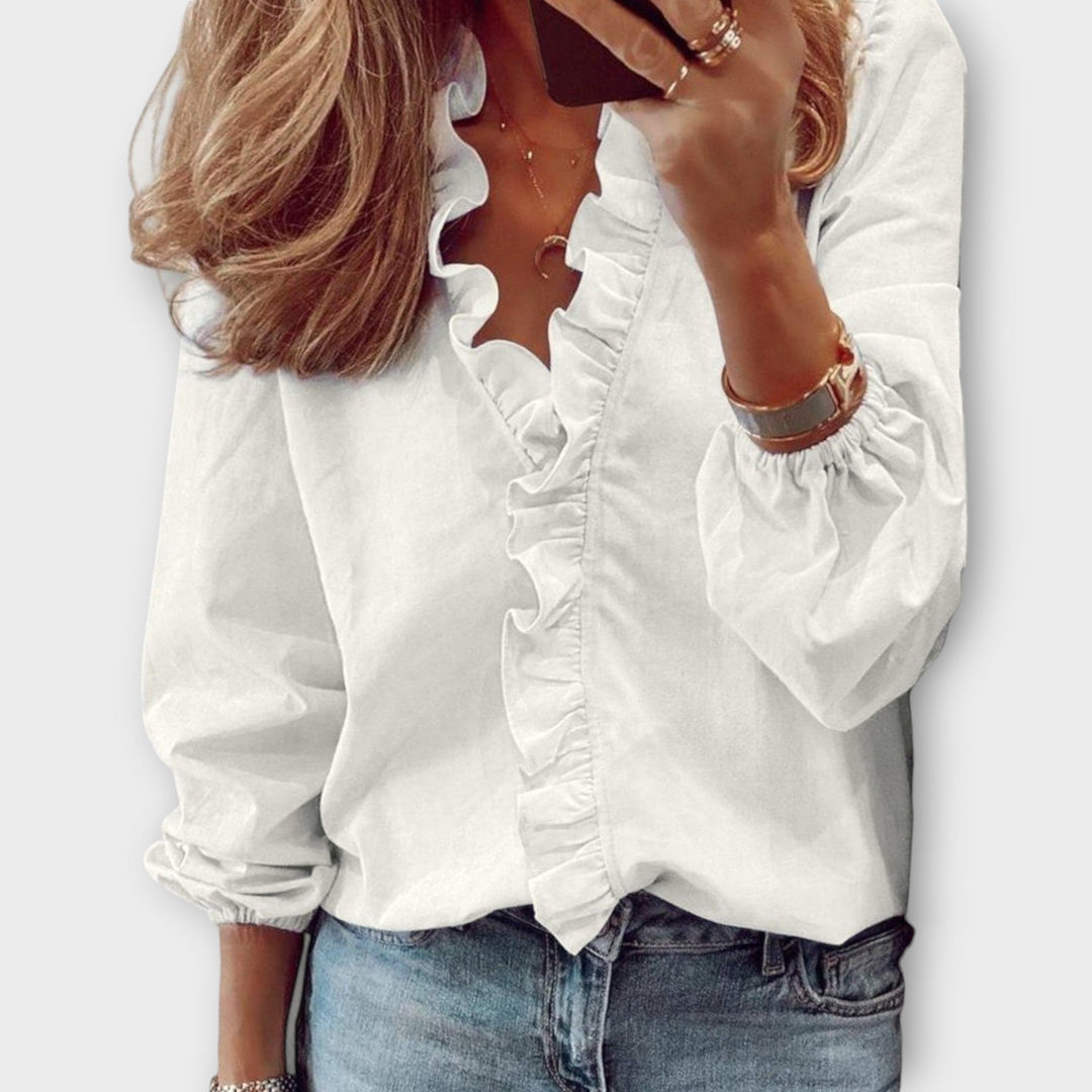 Isadora | Elegant Summer Blouse - Luna Hampton