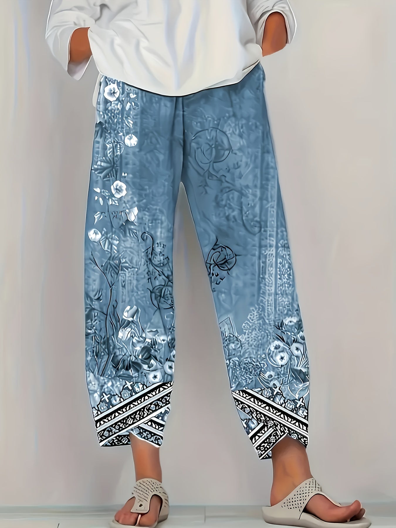 ISOLDE | Elegant Wide - Leg Trousers - Ciara & Fiona