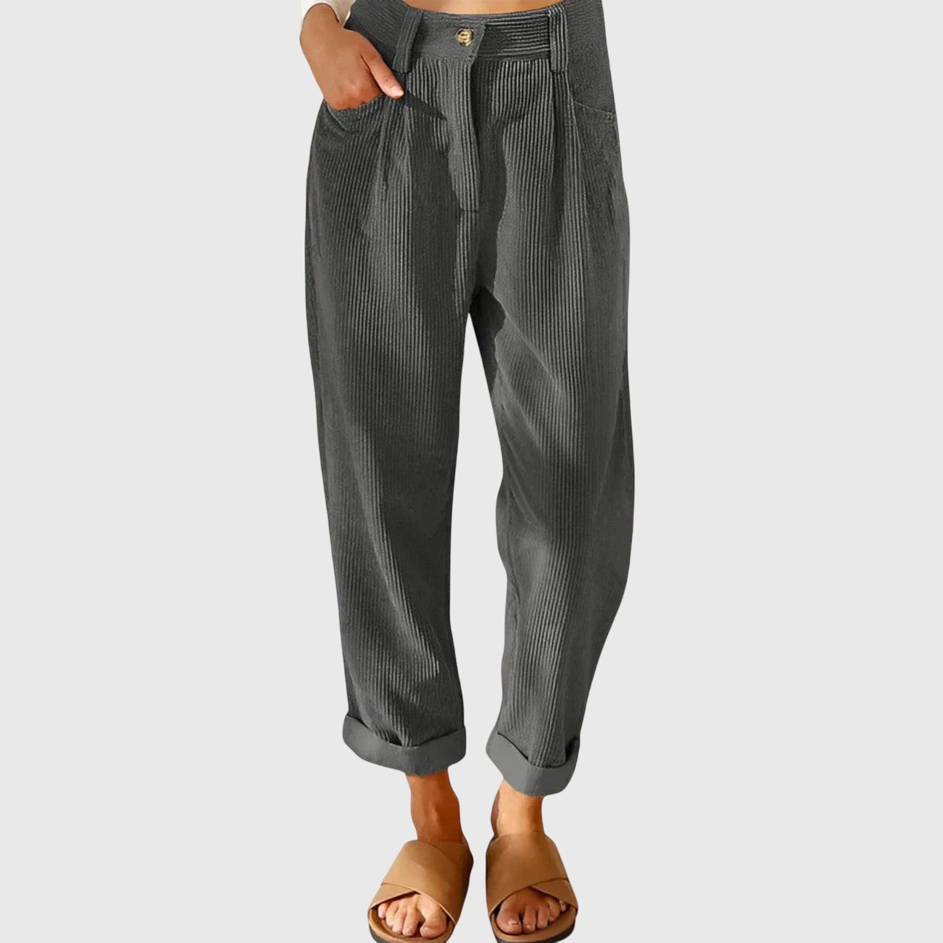 Jana - Modern Cord Pants - Luna Hampton