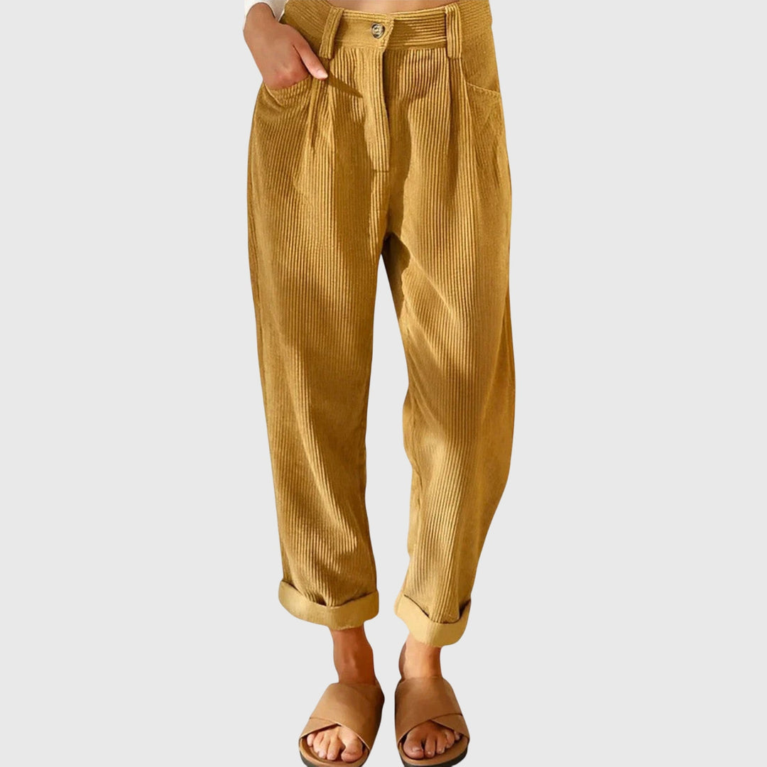 Jana - Modern Cord Pants - Luna Hampton