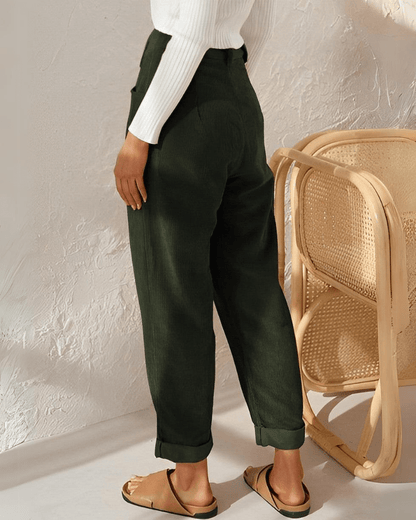 Janna | Stylish Corduroy Trousers - Ciara & Fiona