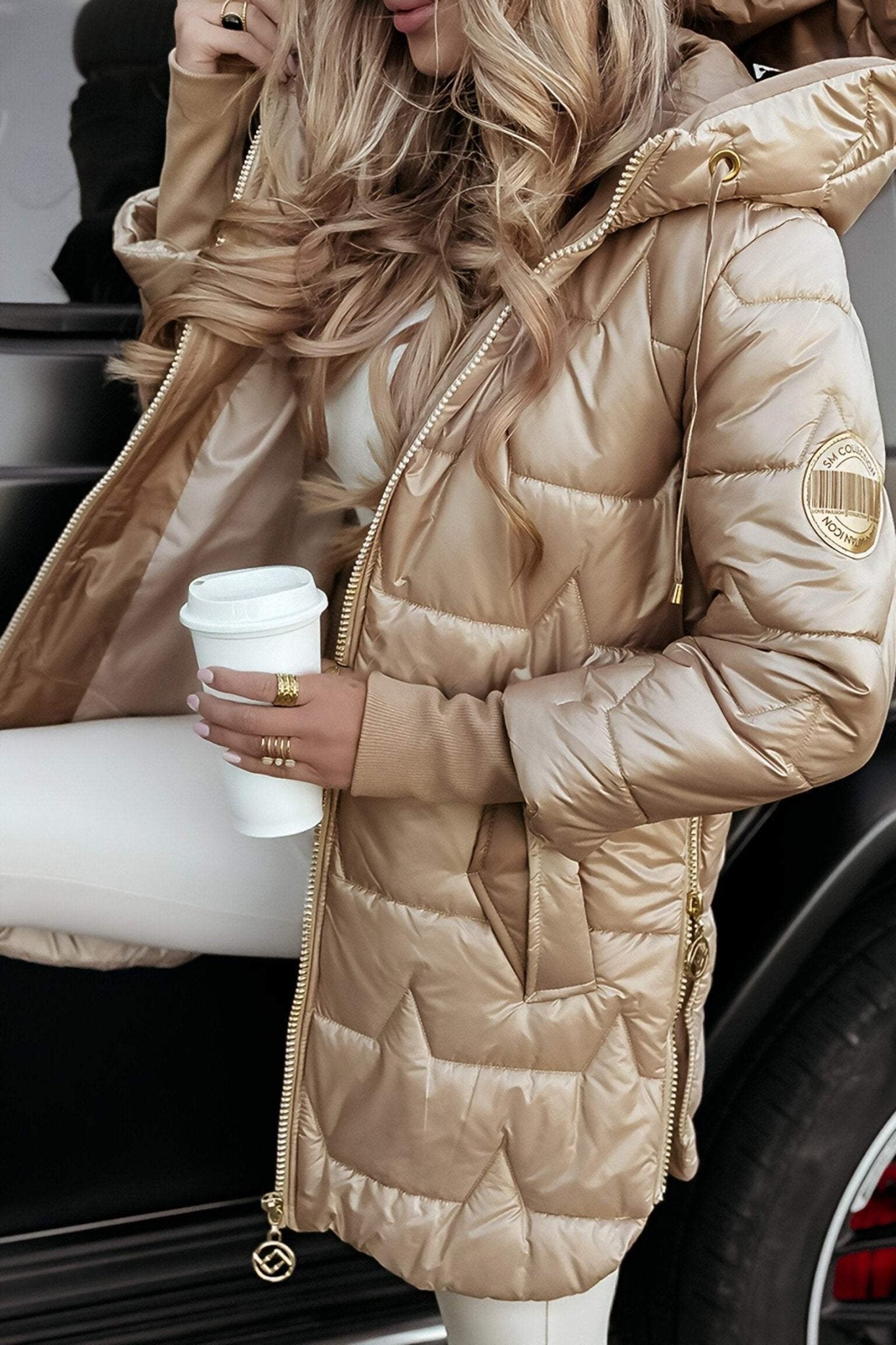 Jenna | Warm Hooded Casual Jacket - Ciara & Fiona