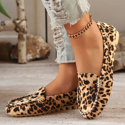 Jennifer | Leopard Print Loafers - Ciara & Fiona