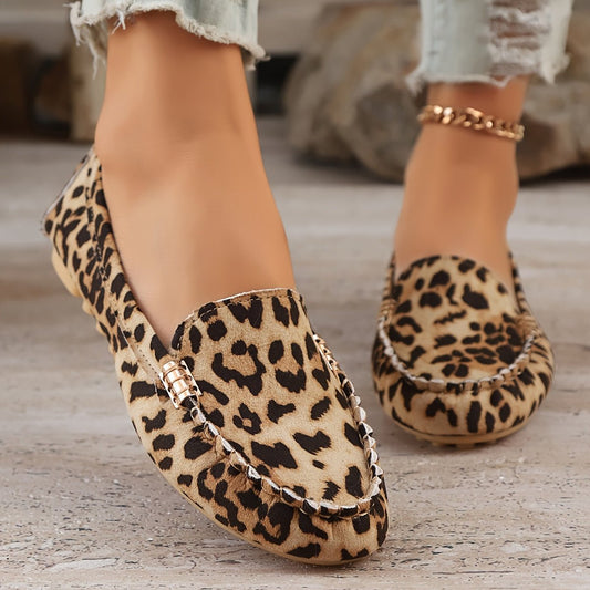 Jennifer | Leopard Print Loafers - Ciara & Fiona