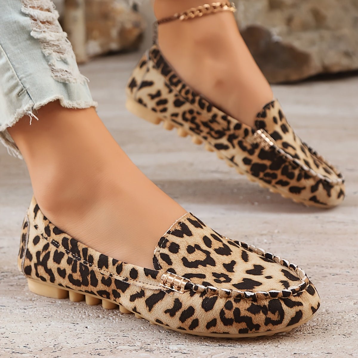 Jennifer | Leopard Print Loafers - Ciara & Fiona