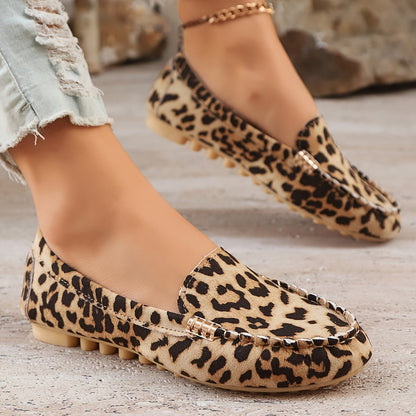 Jennifer | Leopard Print Loafers - Ciara & Fiona