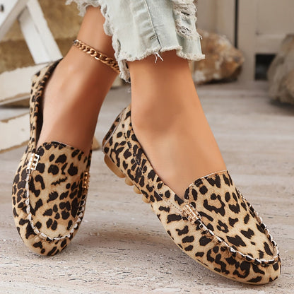 Jennifer | Leopard Print Loafers - Ciara & Fiona