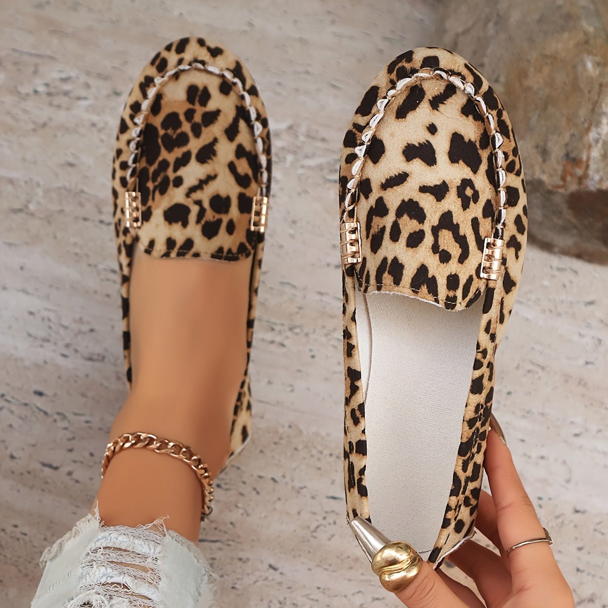 Jennifer | Leopard Print Loafers - Ciara & Fiona