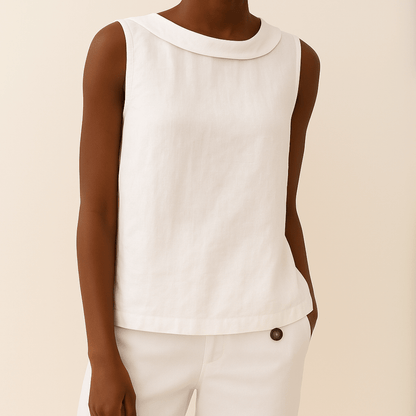 Juni | Elegant Sleeveless Top - Ciara & Fiona