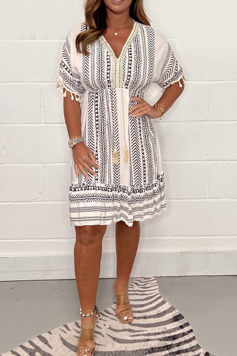 Kacey | Vintage Bohemian Dress - Ciara & Fiona