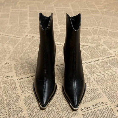 Kendra | Chrome Tip Chelsea Boots - Ciara & Fiona
