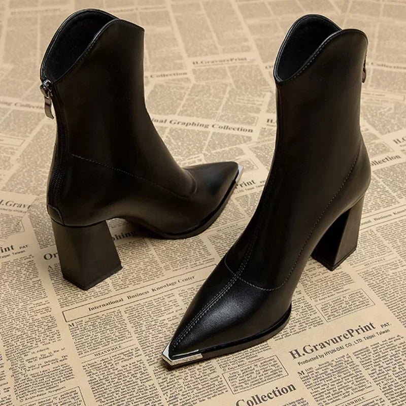 Kendra | Chrome Tip Chelsea Boots - Ciara & Fiona