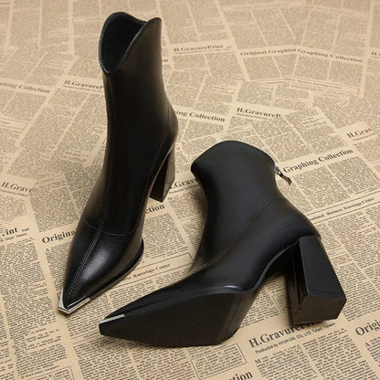 Kendra | Chrome Tip Chelsea Boots - Ciara & Fiona