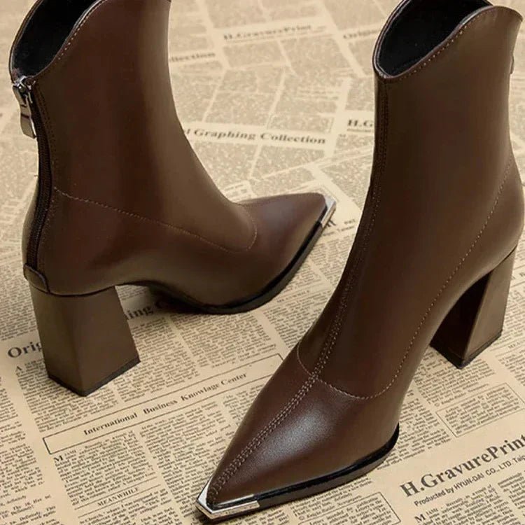 Kendra | Chrome Tip Chelsea Boots - Ciara & Fiona