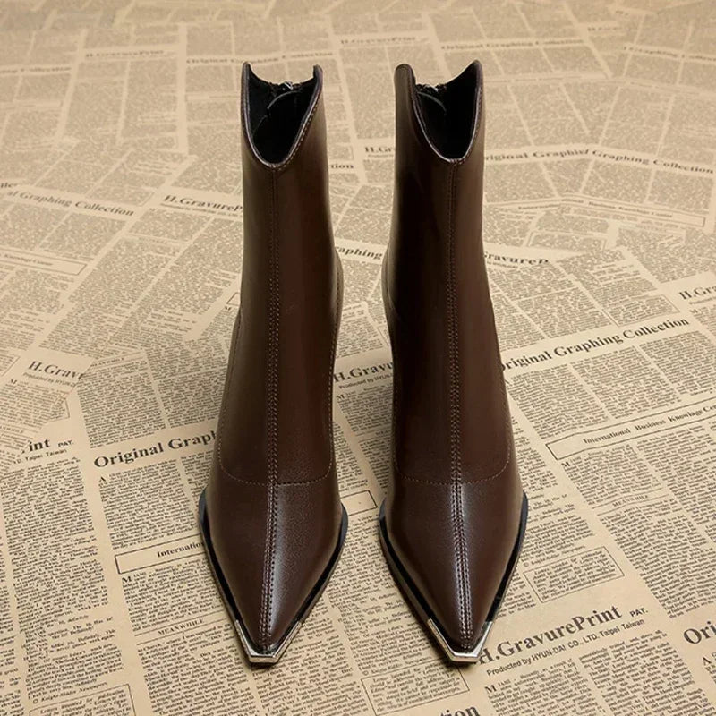Kendra | Chrome Tip Chelsea Boots - Ciara & Fiona