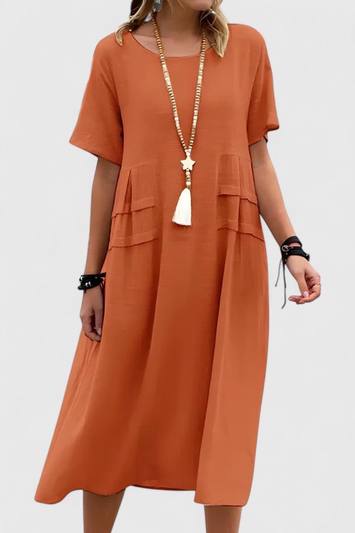 Krystina | Elegant Midi Dress - Luna Hampton