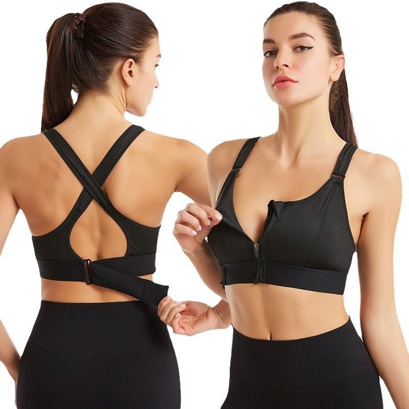 Laryssa | Zip Fit Sports Bra Anti - Sweat - Ciara & Fiona