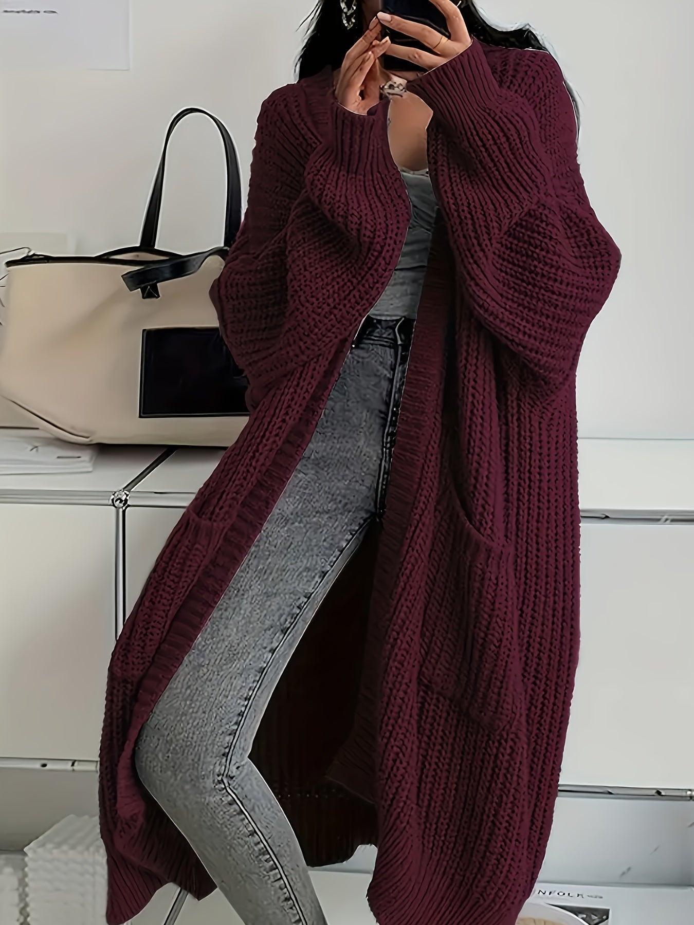Leda | Cozy Confidence Longline Cardigan - Ciara & Fiona