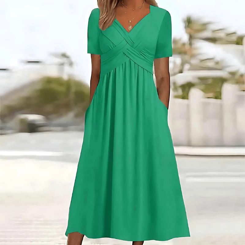 Leia | Elegant Dress with Tummy Coverage - Ciara & Fiona