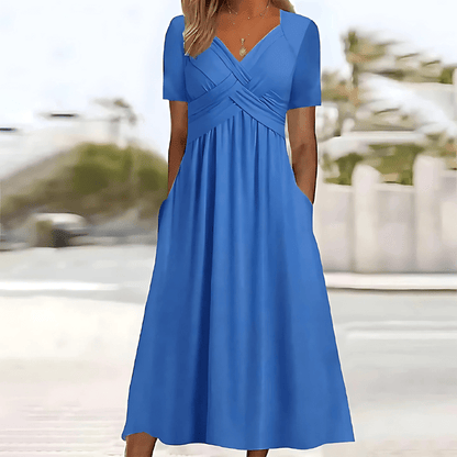 Leia | Elegant Dress with Tummy Coverage - Ciara & Fiona