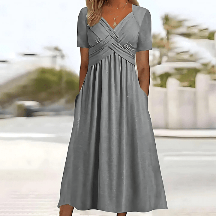 Leia | Elegant Dress with Tummy Coverage - Ciara & Fiona