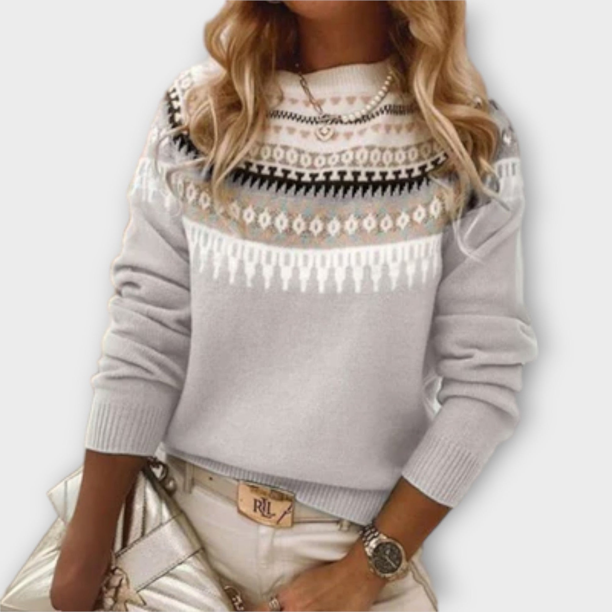 Lena - Comfortable & Cozy Everyday Knit Sweater - Ciara & Fiona