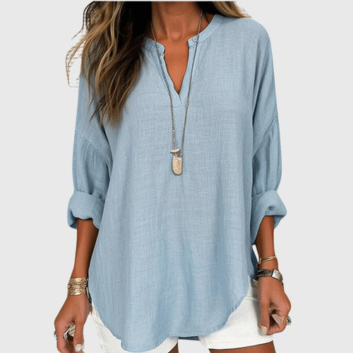 Lenara™ | Flowy Elegant Beach Shirt - Luna Hampton