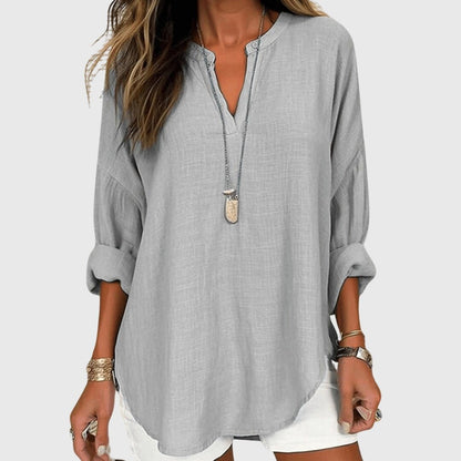Lenara™ | Flowy Elegant Beach Shirt - Luna Hampton