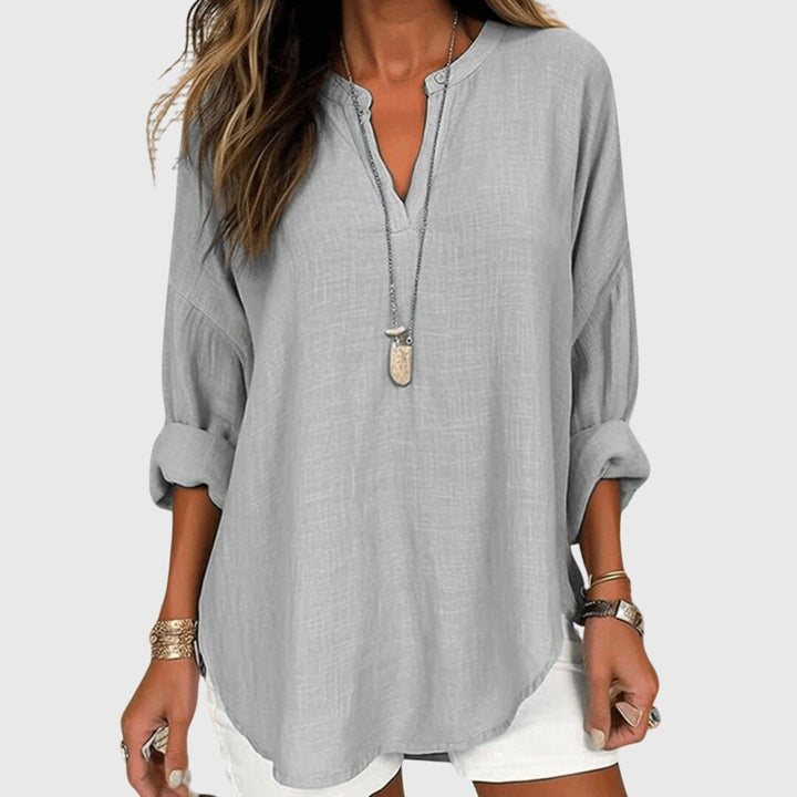 Lenara™ | Flowy Elegant Beach Shirt - Luna Hampton