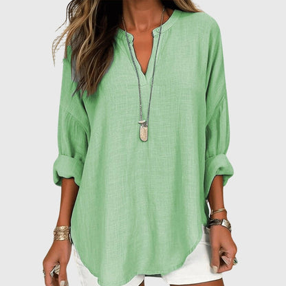 Lenara™ | Flowy Elegant Beach Shirt - Luna Hampton