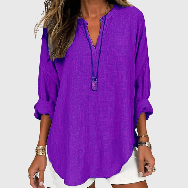 Lenara™ | Flowy Elegant Beach Shirt - Luna Hampton