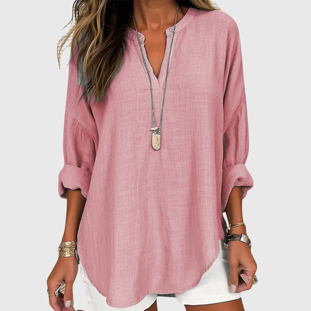 Lenara™ | Flowy Elegant Beach Shirt - Luna Hampton