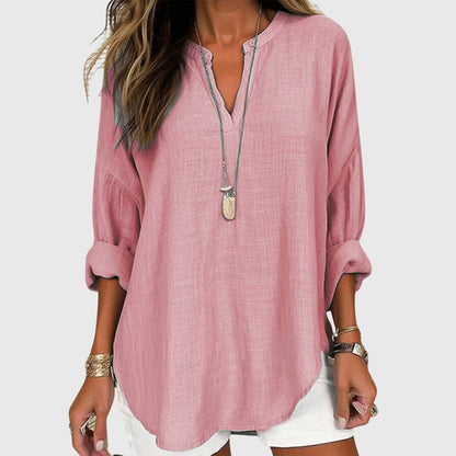 Lenara™ | Flowy Elegant Beach Shirt - Luna Hampton